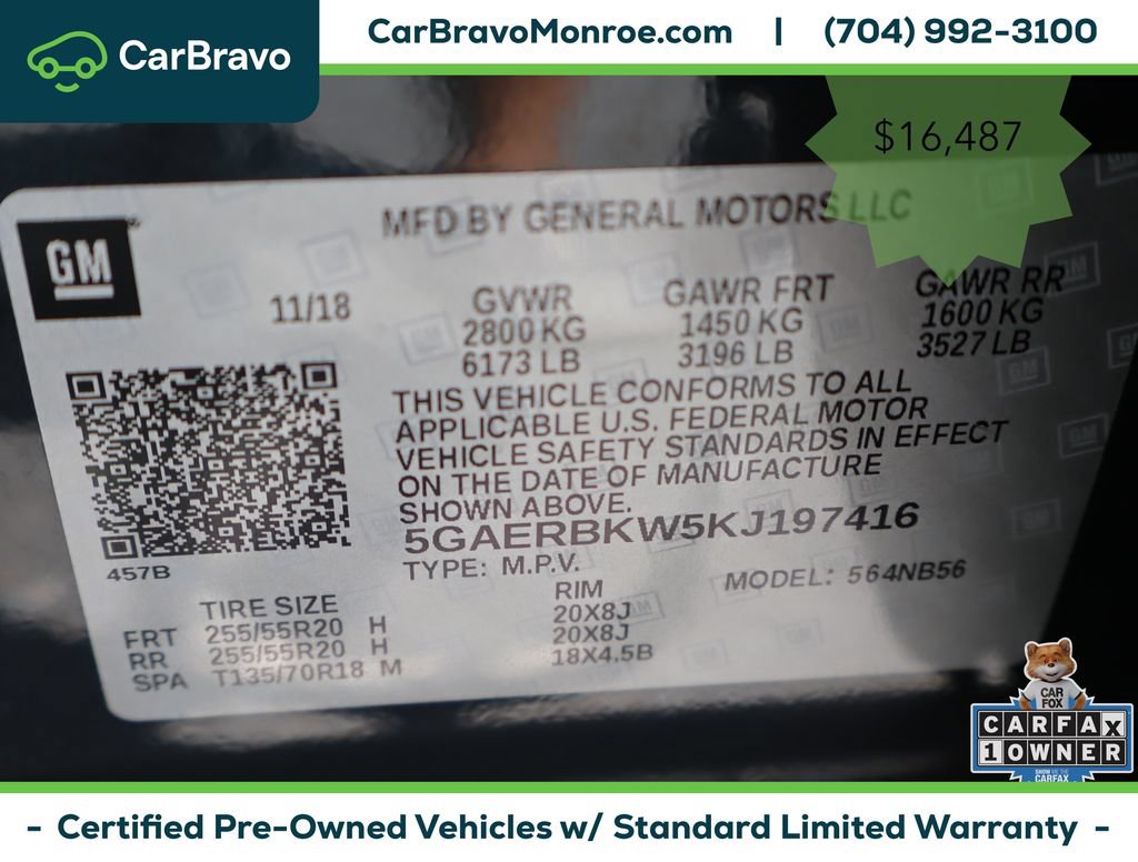 Certified 2019 Buick Enclave Essence FWD image 42