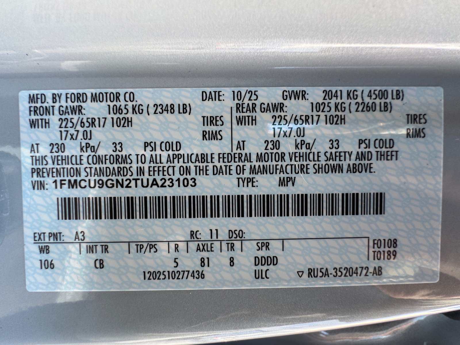 New 2026 Ford Escape Active w/ Tech Pack #1 AWD/4WD image 34