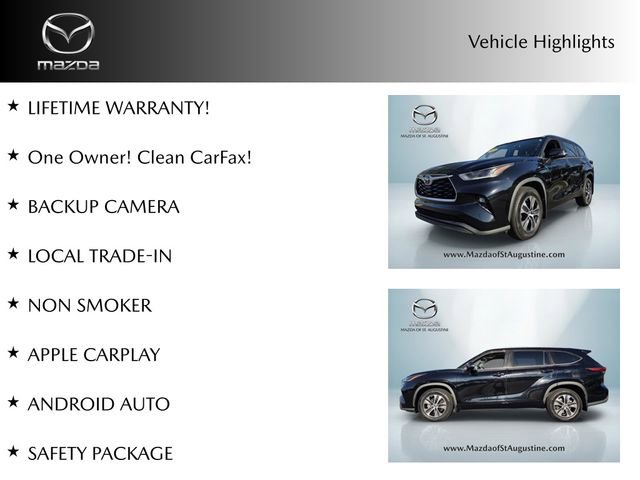 Used 2021 Toyota Highlander XLE AWD/4WD image 2