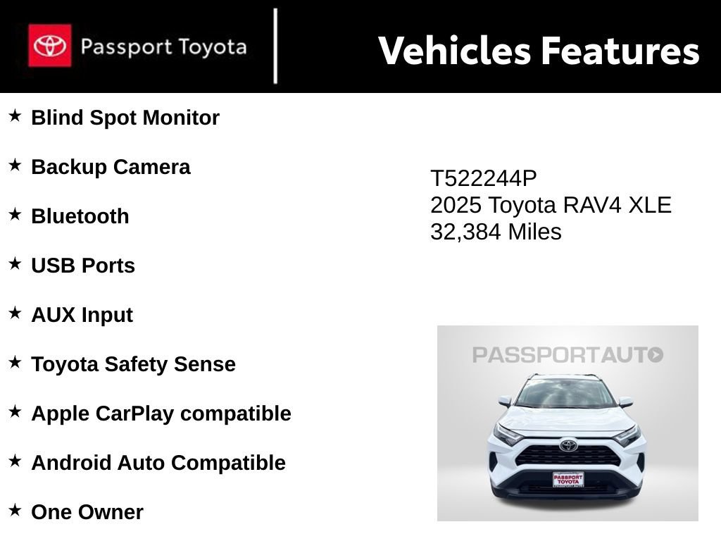 Used 2025 Toyota RAV4 XLE AWD/4WD image 10