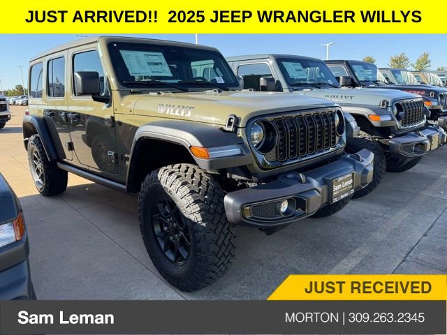New 2025 Jeep Wrangler Willys