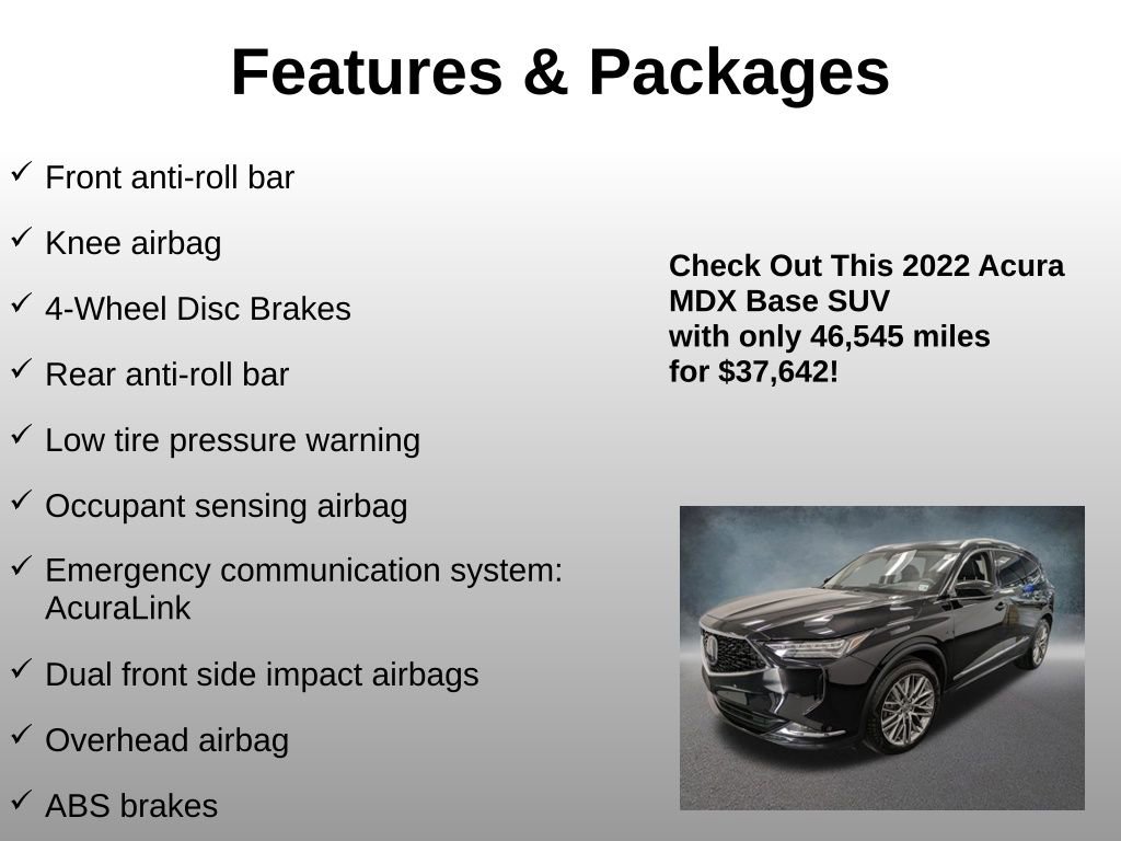 Used 2022 Acura MDX SH-AWD w/ Advance Package image 20