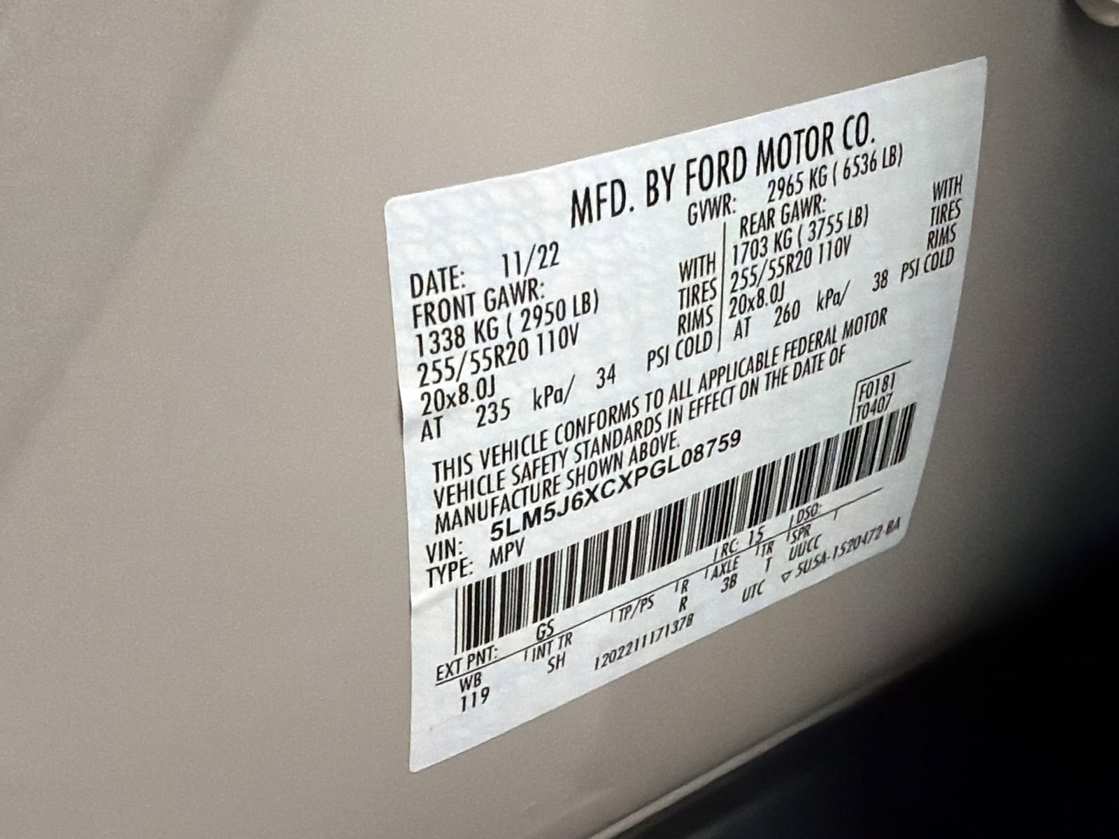 Certified 2023 Lincoln Aviator AWD w/ Premium Package image 37