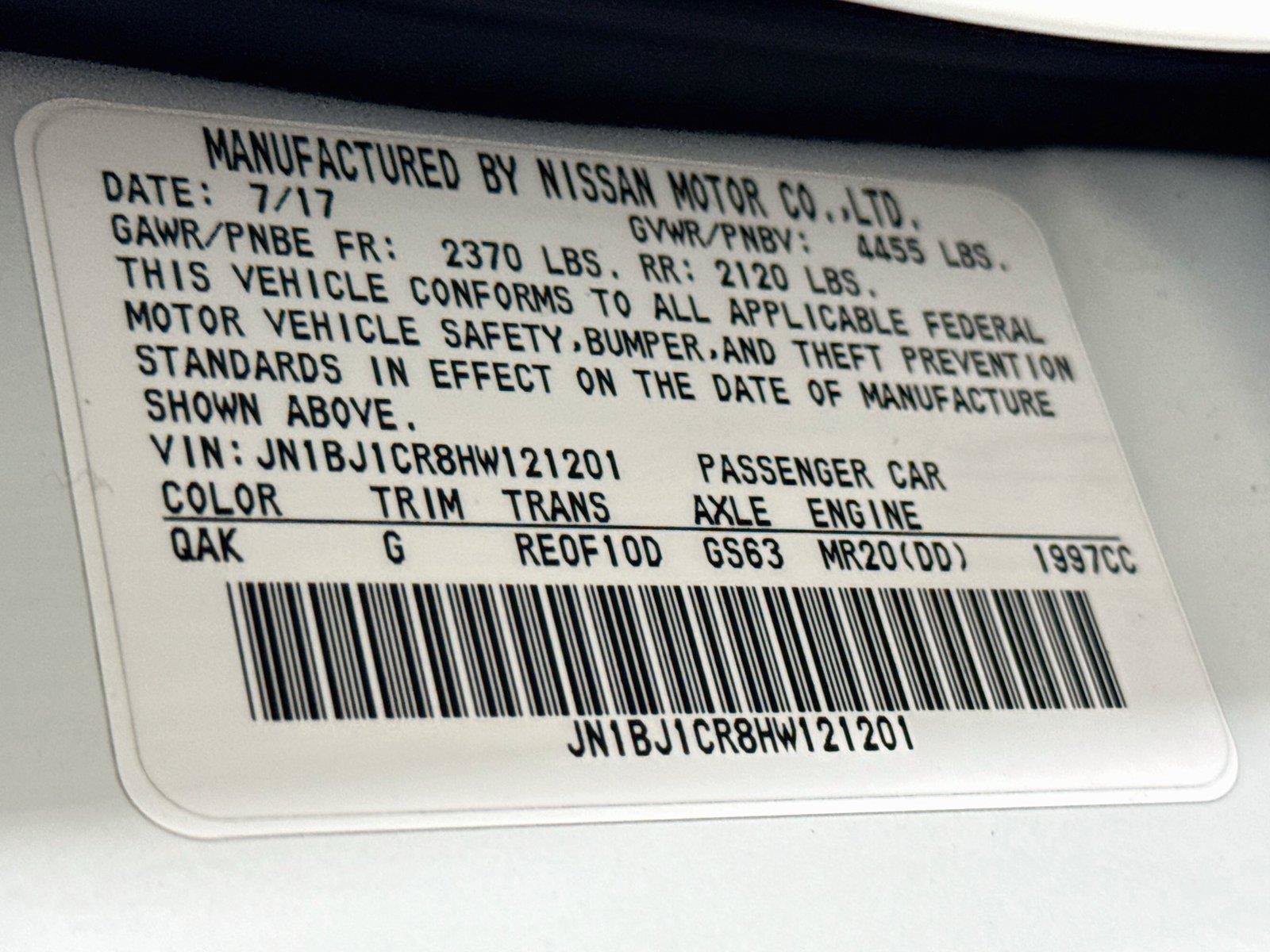 Used 2017 Nissan Rogue Sport S w/ S Appearance Package AWD/4WD image 31