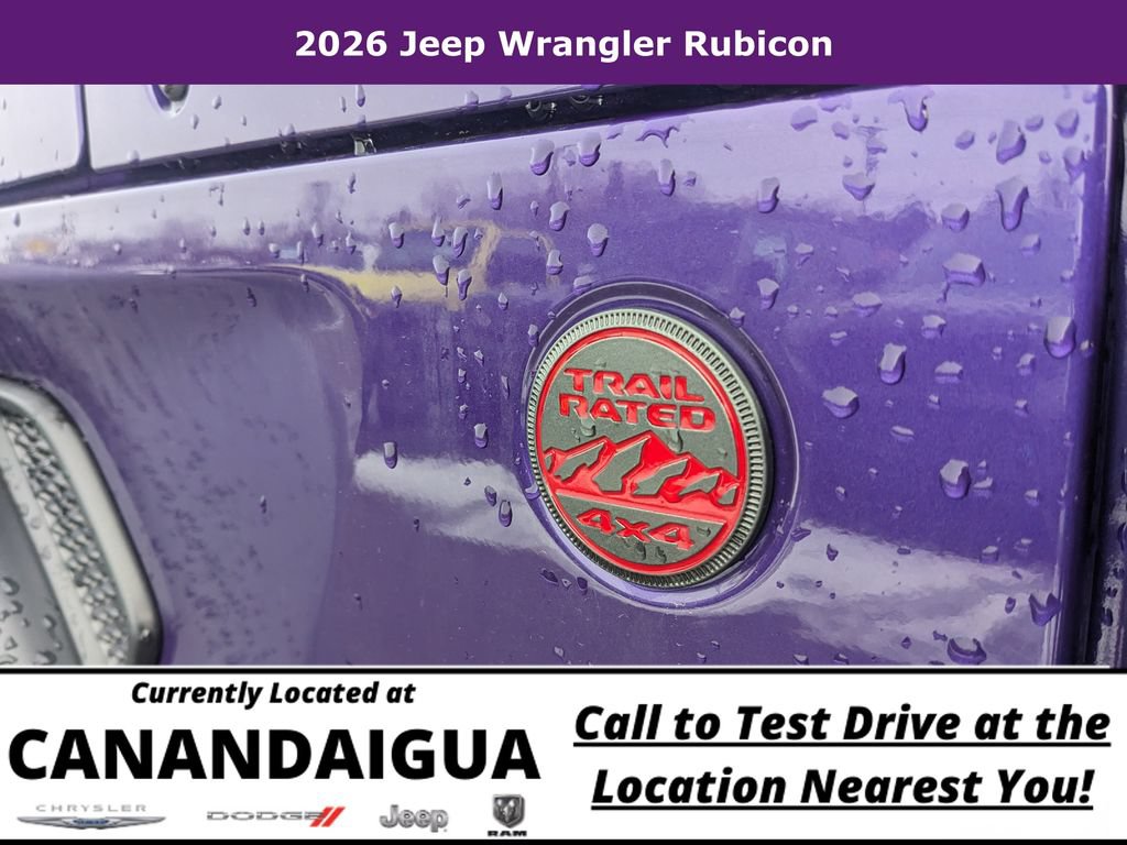 New 2026 Jeep Wrangler Unlimited Rubicon w/ Xtreme 35 Tire Package AWD/4WD image 33