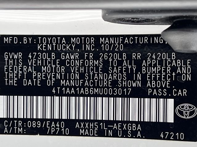 Used 2021 Toyota Avalon XLE w/ Moonroof Package image 22