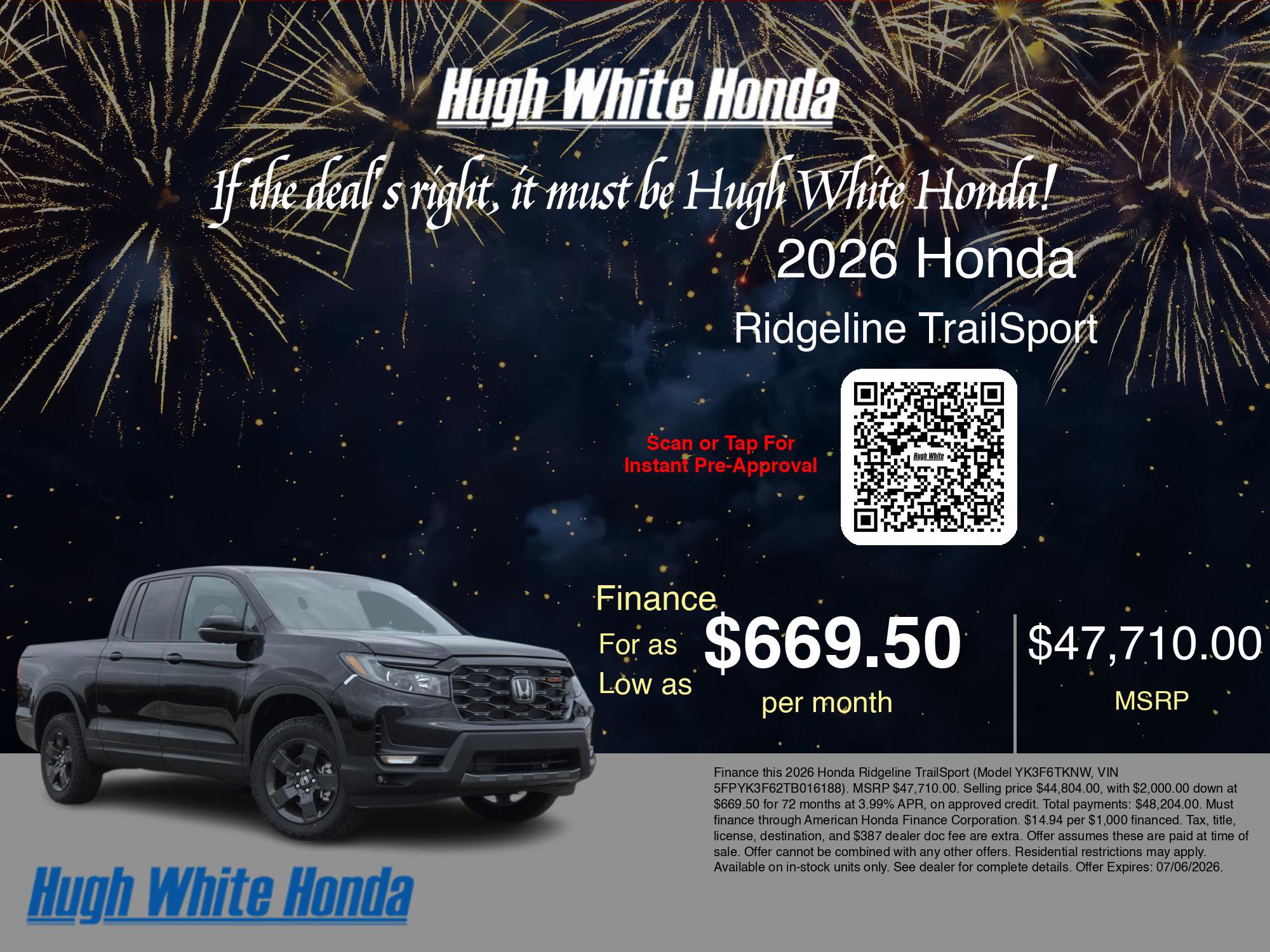 New 2026 Honda Ridgeline TrailSport image 7