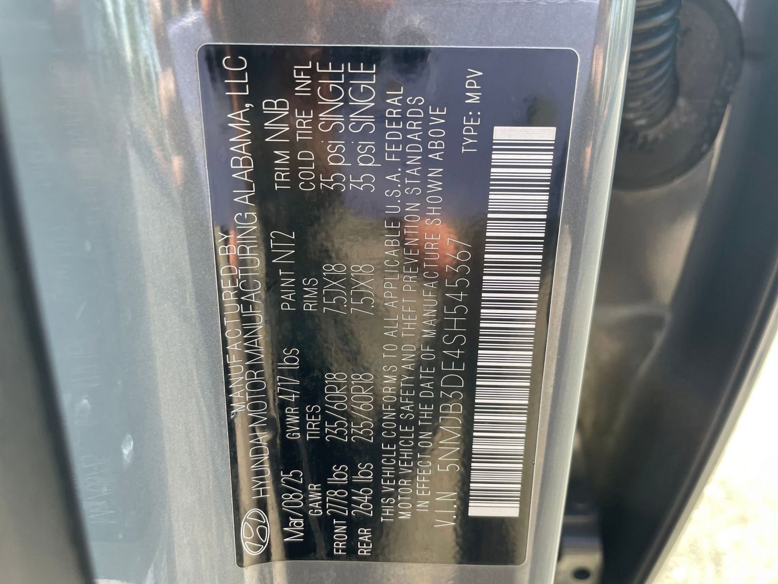 Used 2025 Hyundai Tucson Blue image 31