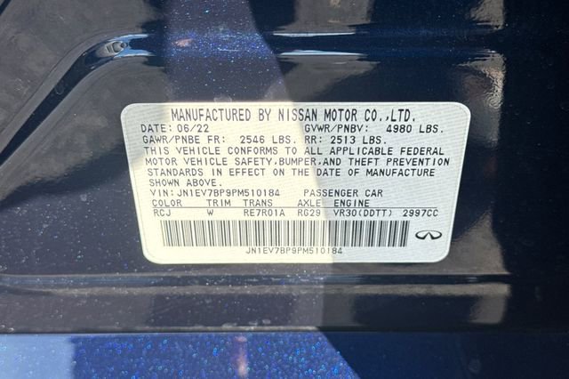 Used 2023 INFINITI Q50 Luxe w/ Cargo Package image 36