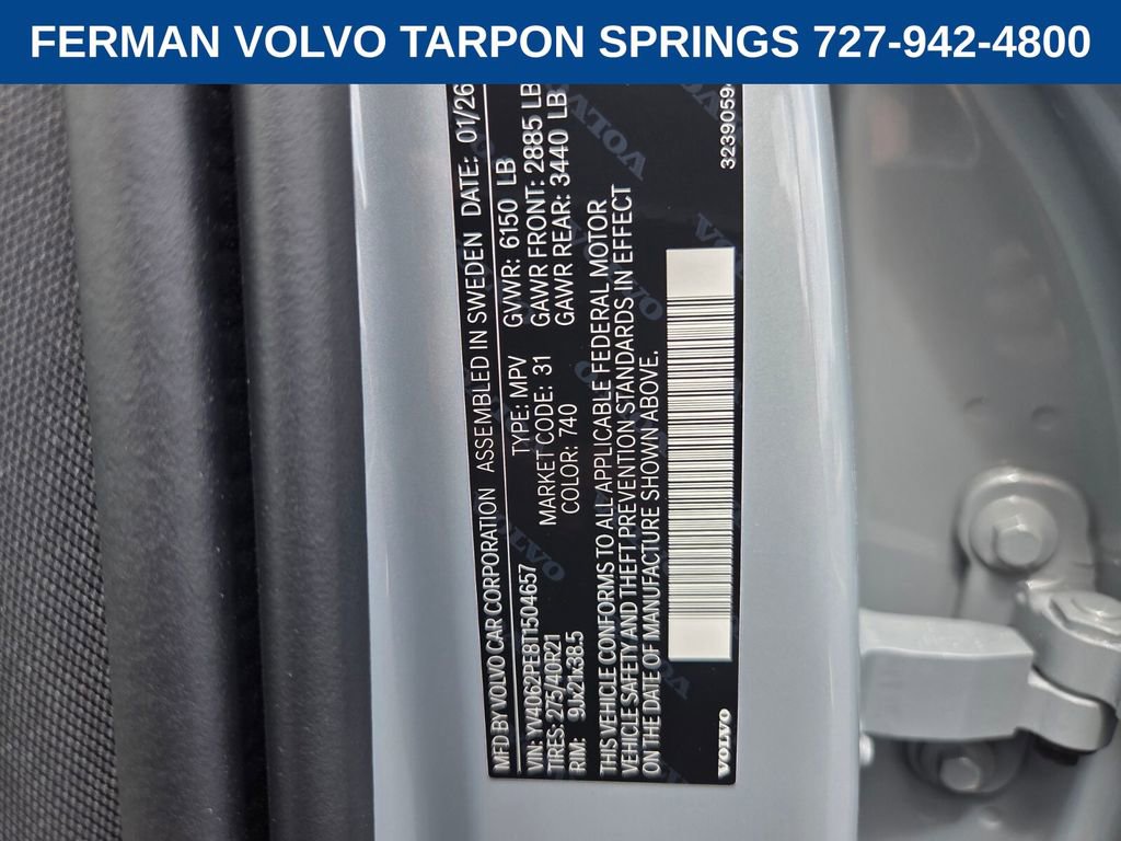 New 2026 Volvo XC90 B6 Plus w/ Protection Package Premier image 22