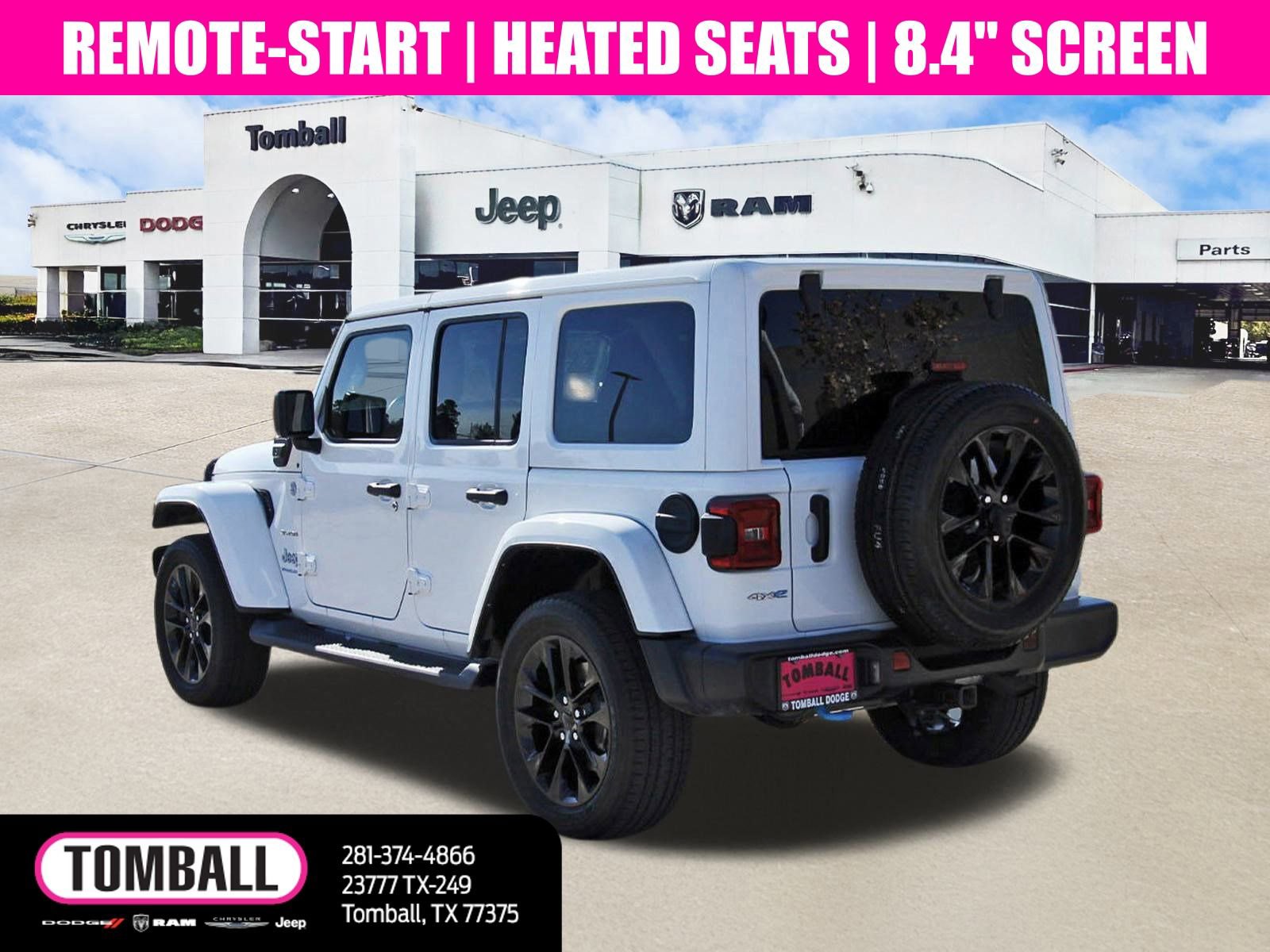 Used 2023 Jeep Wrangler Sahara 4xe w/ Cold Weather Group image 5