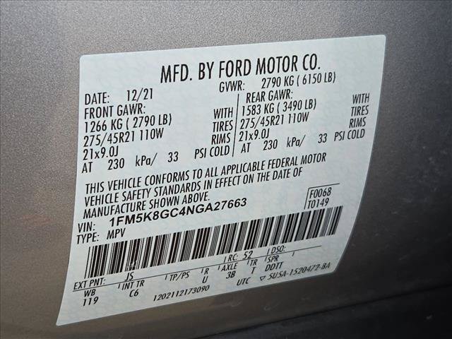 Used 2022 Ford Explorer ST w/ Equipment Group 401A AWD/4WD image 27