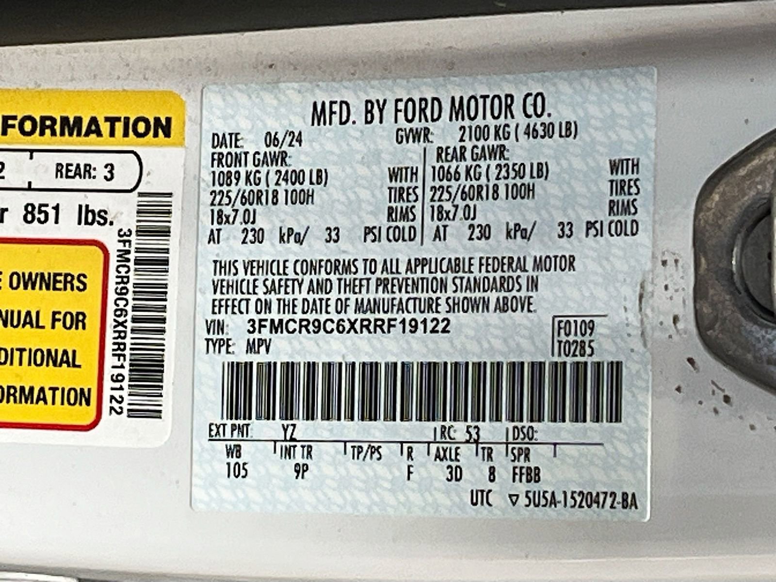 Used 2024 Ford Bronco Sport Outer Banks w/ Tech Package image 34