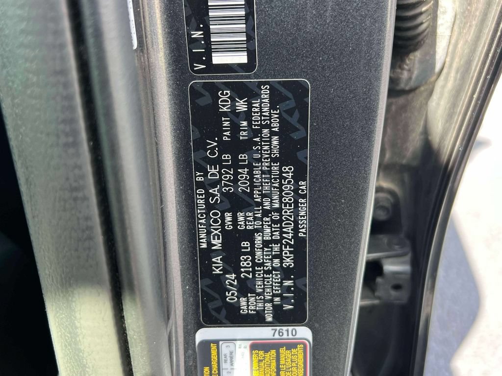Certified 2024 Kia Forte LXS FWD image 17