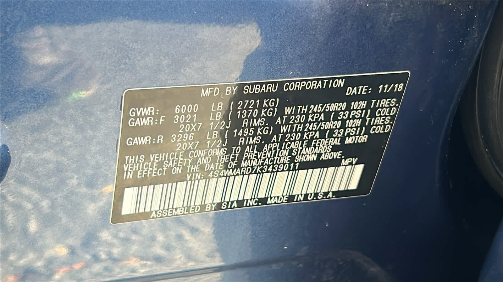 Used 2019 Subaru Ascent Touring w/ Popular Package #3 AWD/4WD image 30