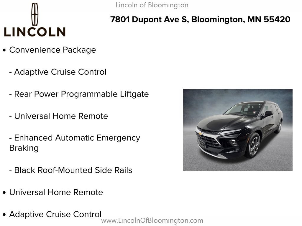 Used 2024 Chevrolet Blazer LT w/ Convenience Package AWD/4WD image 9
