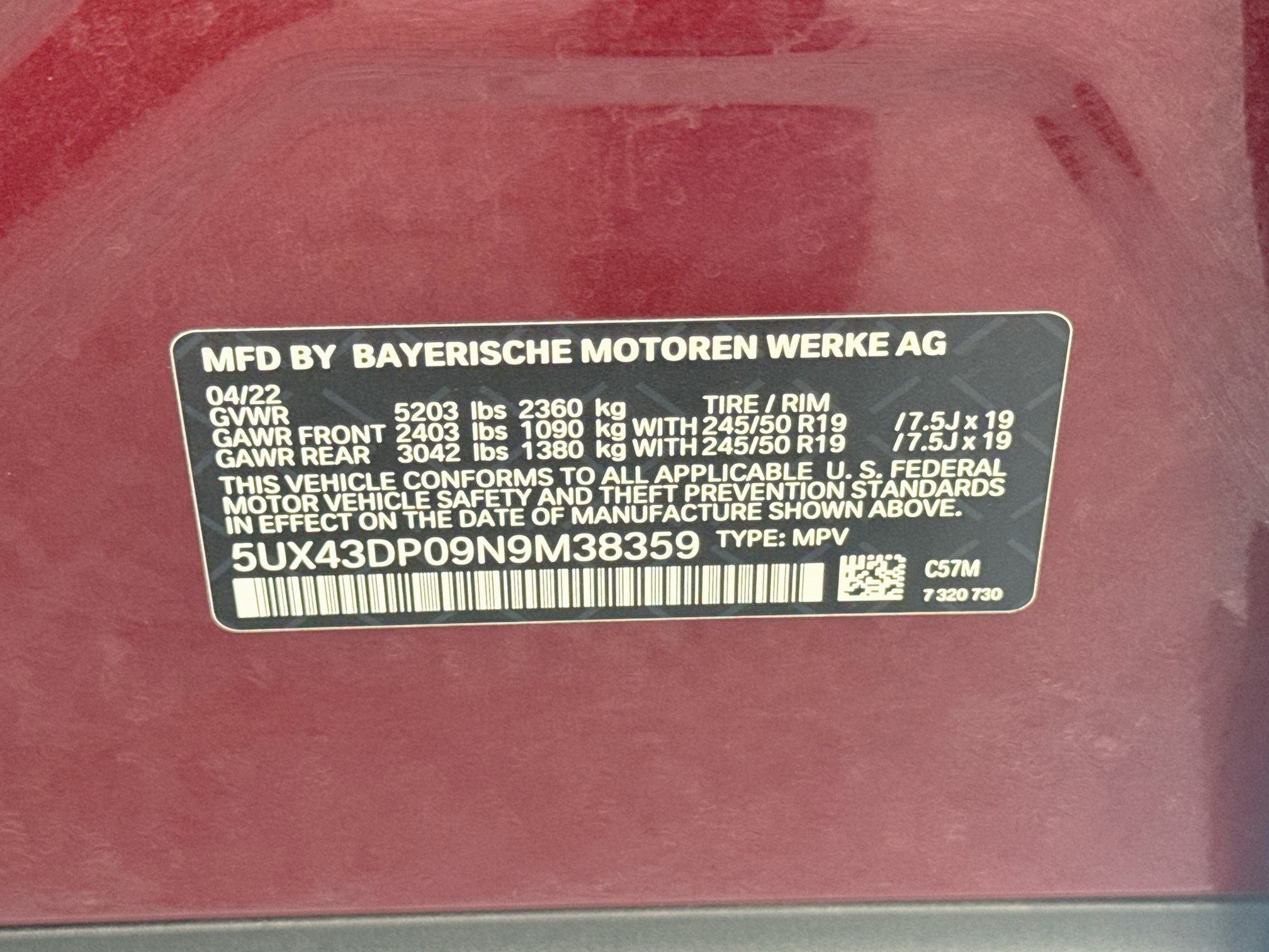 Used 2022 BMW X3 sDrive30i w/ Premium Package 2 RWD image 38