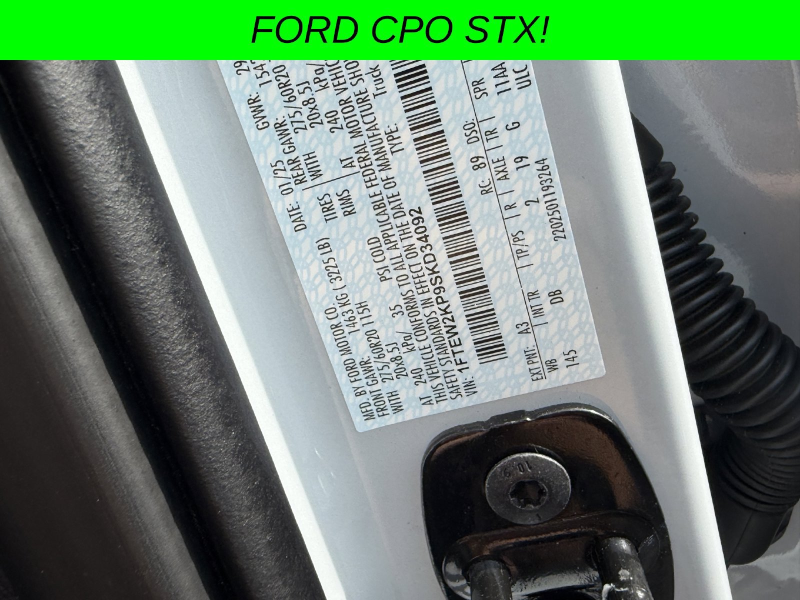 Certified 2025 Ford F150 STX w/ STX Black Appearance Package RWD image 37
