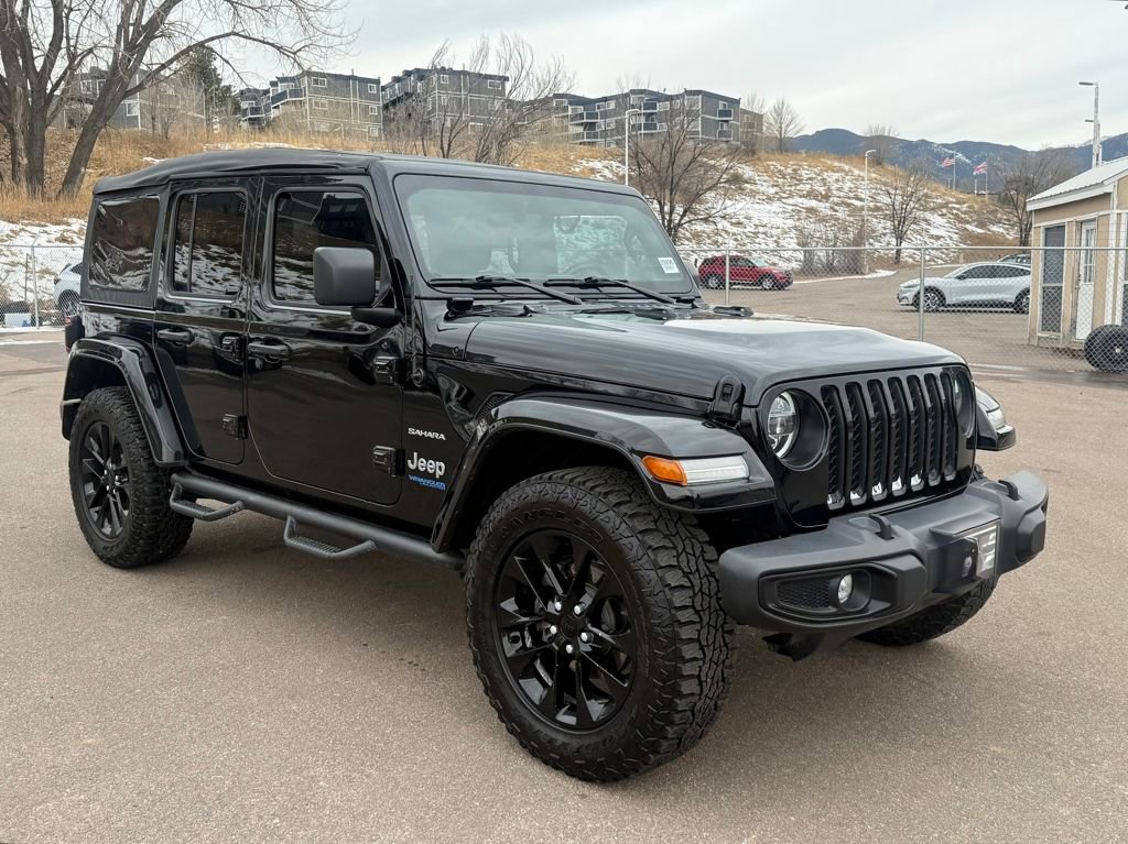 Used 2021 Jeep Wrangler Unlimited Sahara w/ Cold Weather Group image 1