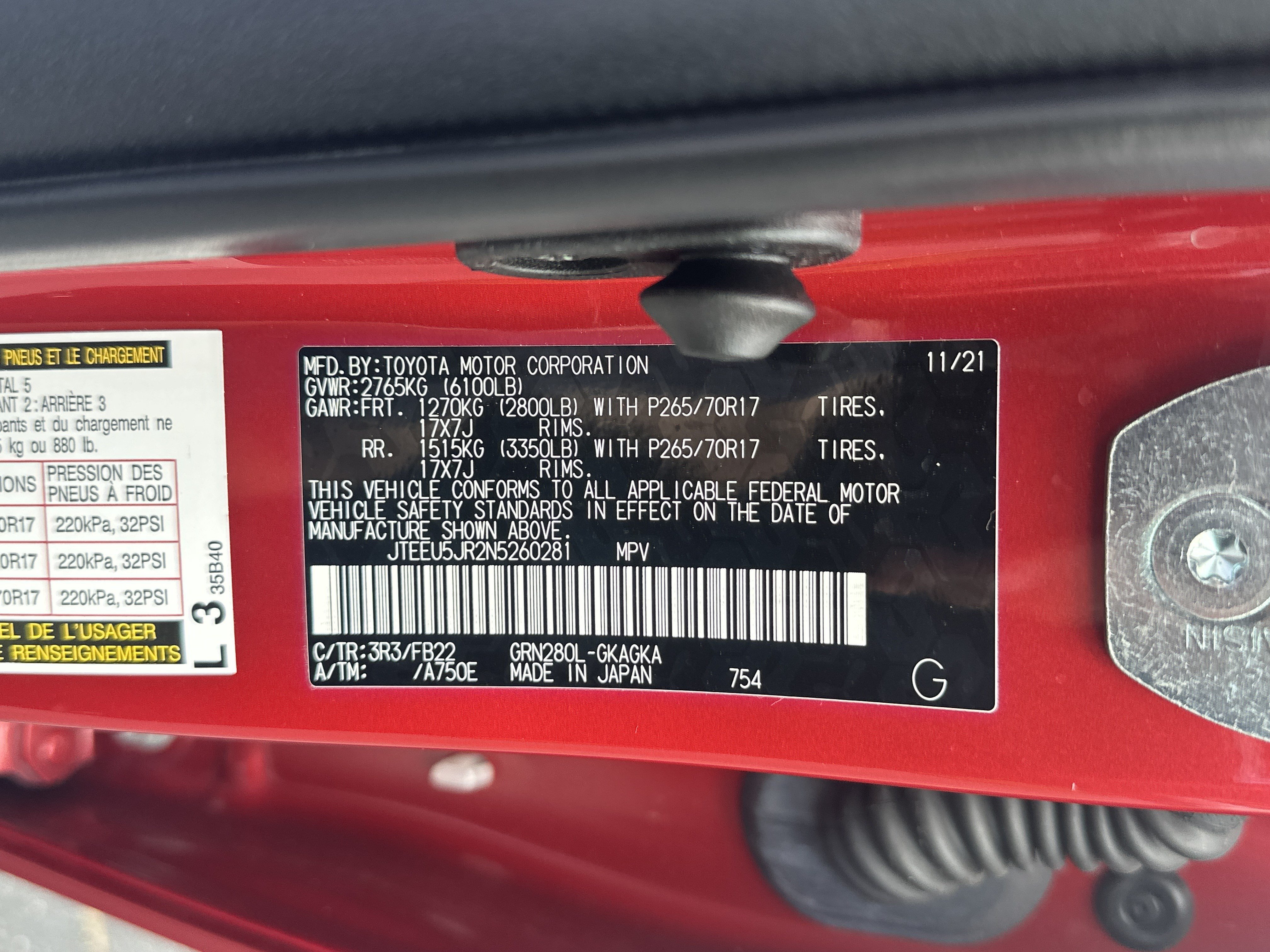 Used 2022 Toyota 4Runner SR5 RWD image 30