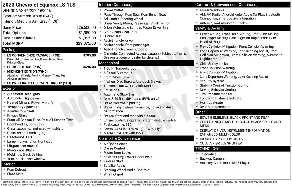 Used 2023 Chevrolet Equinox LS w/ LS Convenience Package image 4