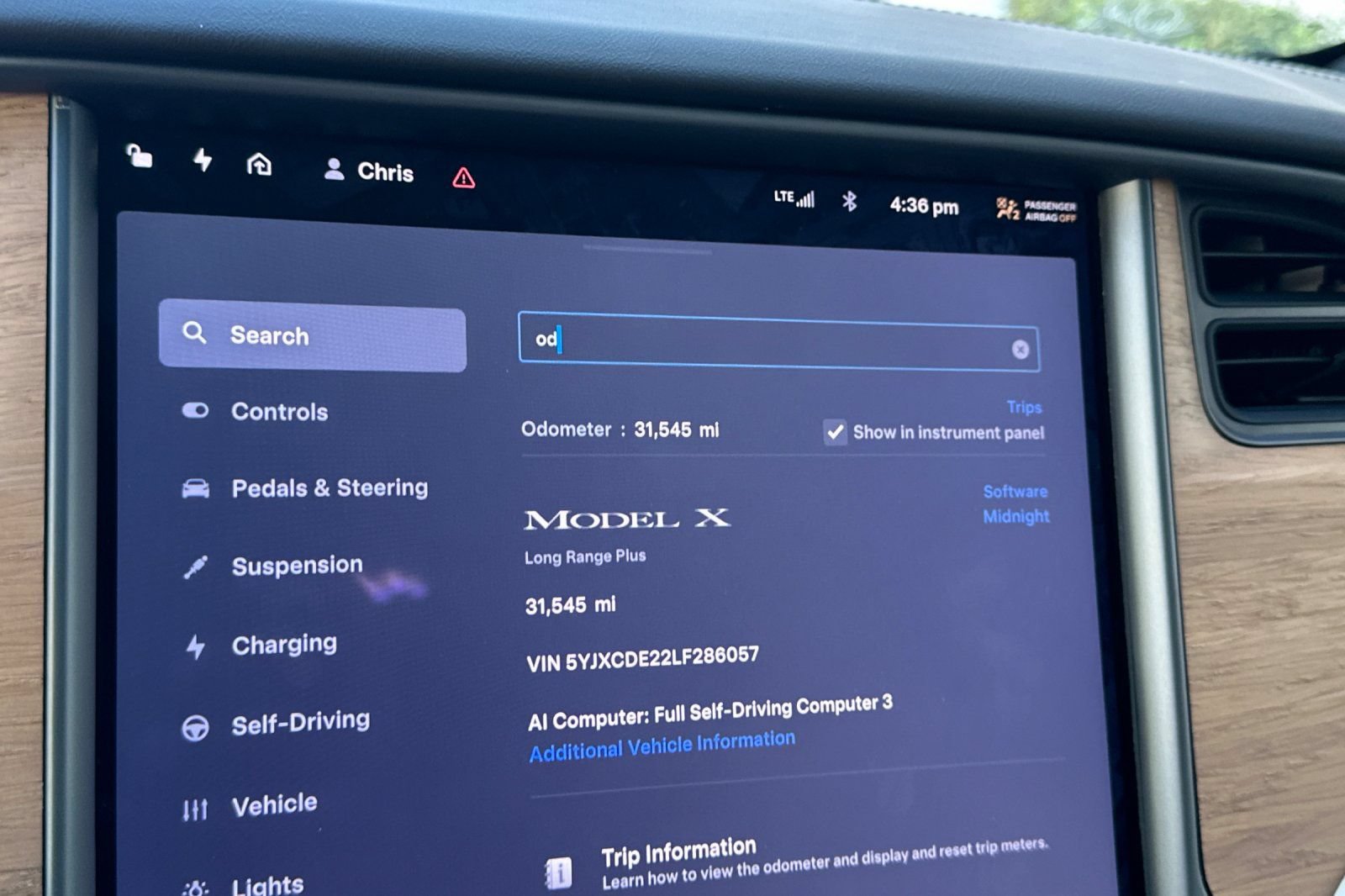 Used 2020 Tesla Model X Long Range AWD/4WD image 25