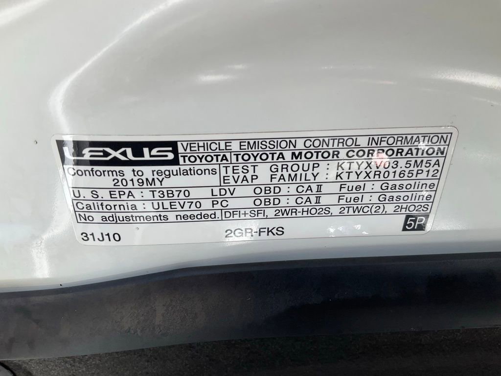 Used 2019 Lexus GS 350 F Sport w/ Preferred Accessory Package image 13