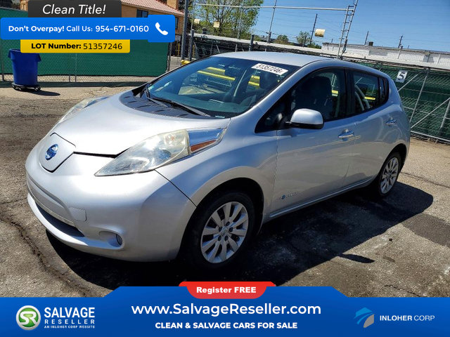 Used 2013 Nissan Leaf SV w/ LED & Quick Charge Pkg FWD image 1