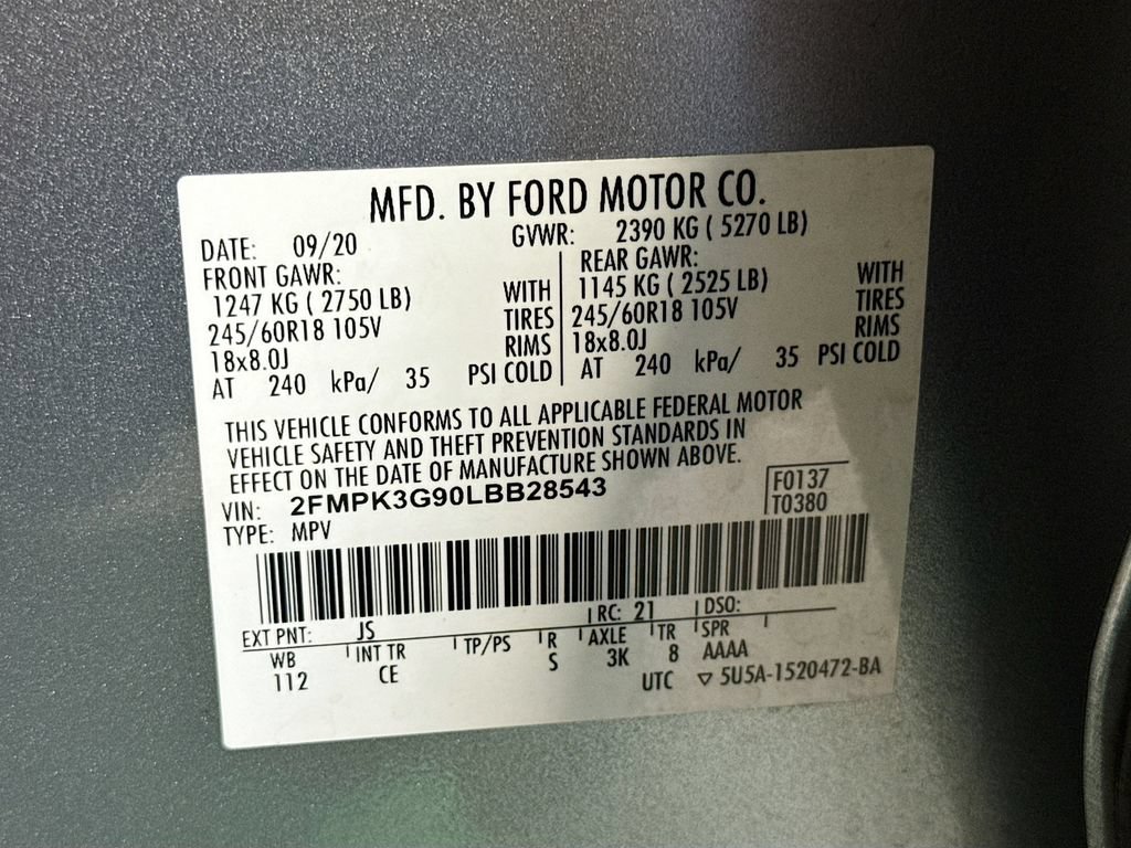 Used 2020 Ford Edge SE FWD image 24