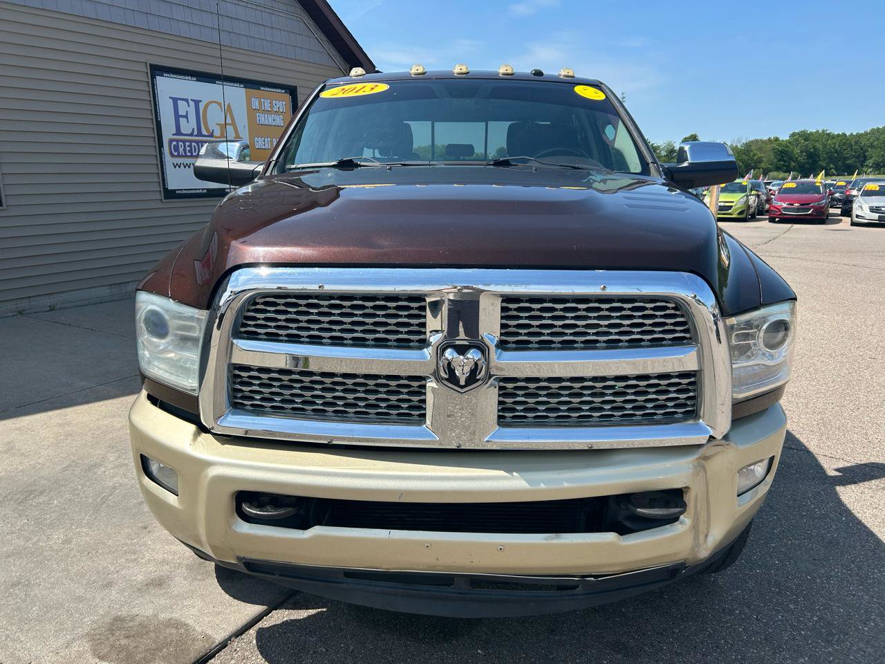 Used 2013 RAM 3500 Laramie Longhorn w/ HD Snow Plow Prep Group AWD/4WD image 2