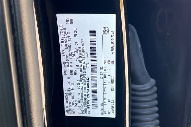 Used 2019 Ford F150 Raptor w/ Equipment Group 802A Luxury image 37