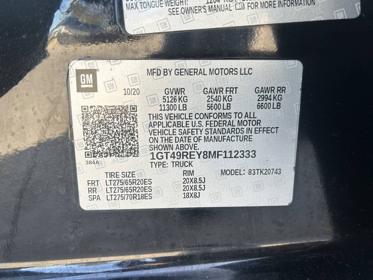 Used 2021 GMC Sierra 2500 Denali w/ LPO, GMC Protection Package image 15