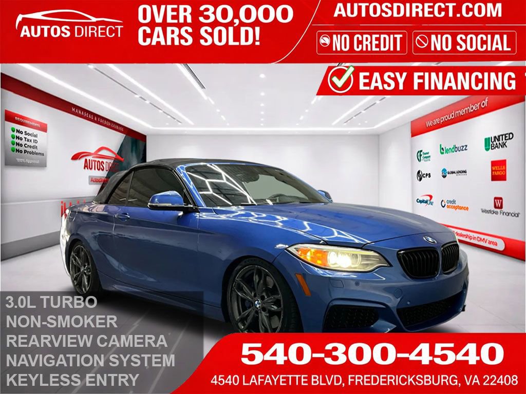 Used 2017 BMW M240i Convertible RWD image 1