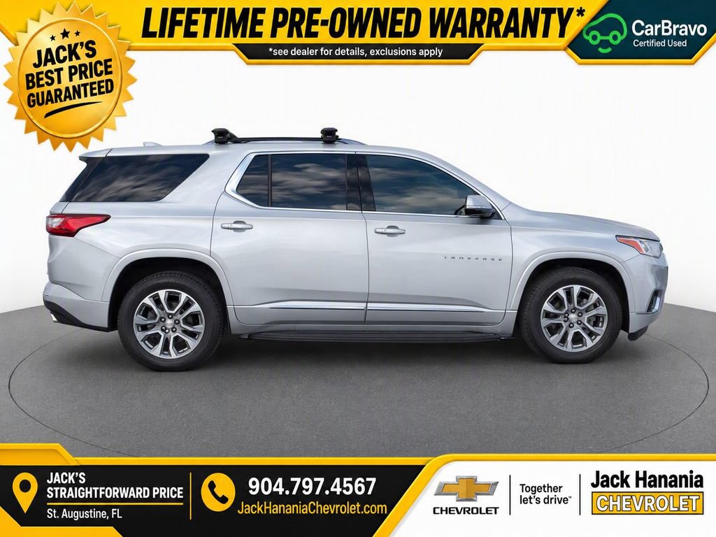 Certified 2020 Chevrolet Traverse Premier w/ LPO, Floor Liner Package FWD image 8