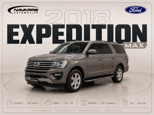 Used 2018 Ford Expedition Max XLT w/ Equipment Group 202A