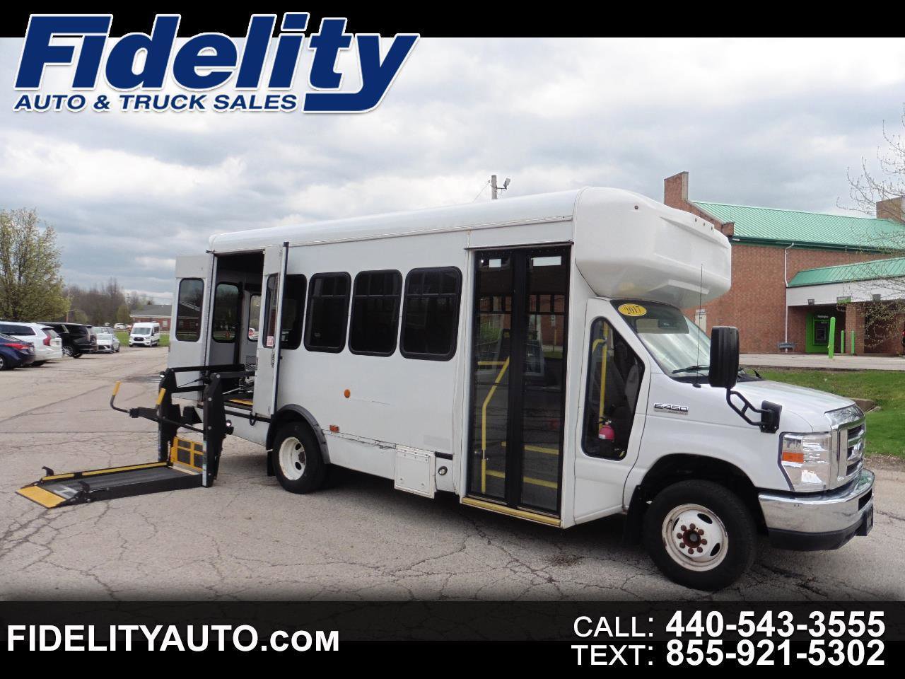 Used 2017 Ford E-450 and Econoline 450 Super Duty w/ Shuttle Bus Prep Package image 1