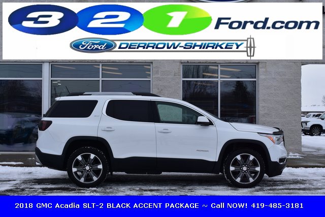 Used 2018 GMC Acadia SLT w/ LPO, Black Accent Package image 3