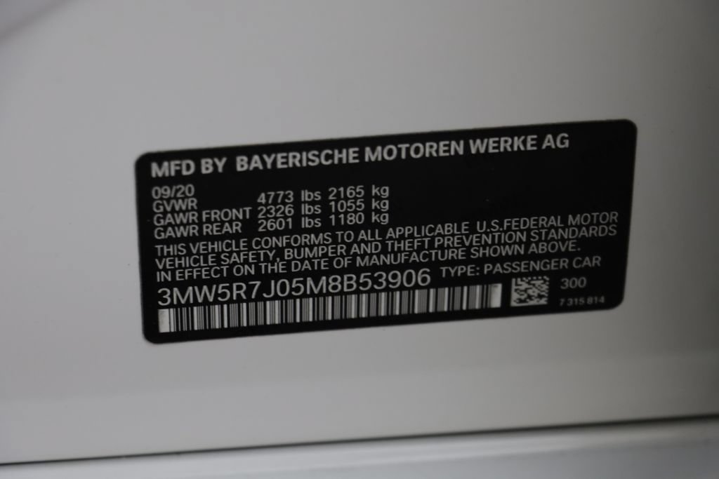 Used 2021 BMW 330i xDrive Sedan w/ Premium Package AWD/4WD image 23