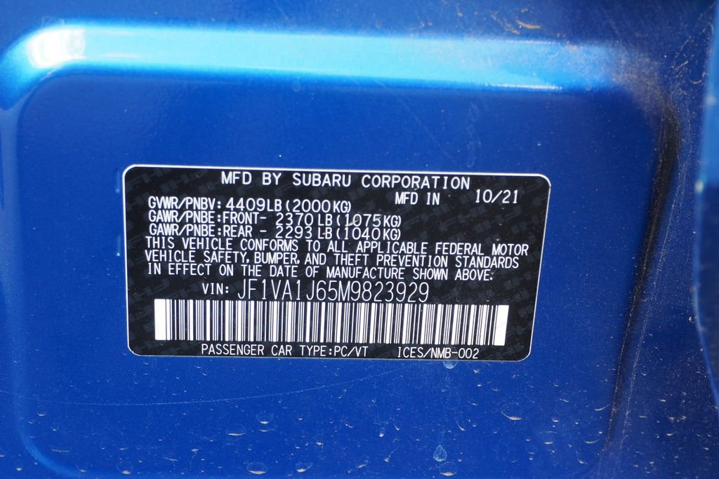 Used 2021 Subaru WRX Limited w/ Popular Package #3 AWD/4WD image 27