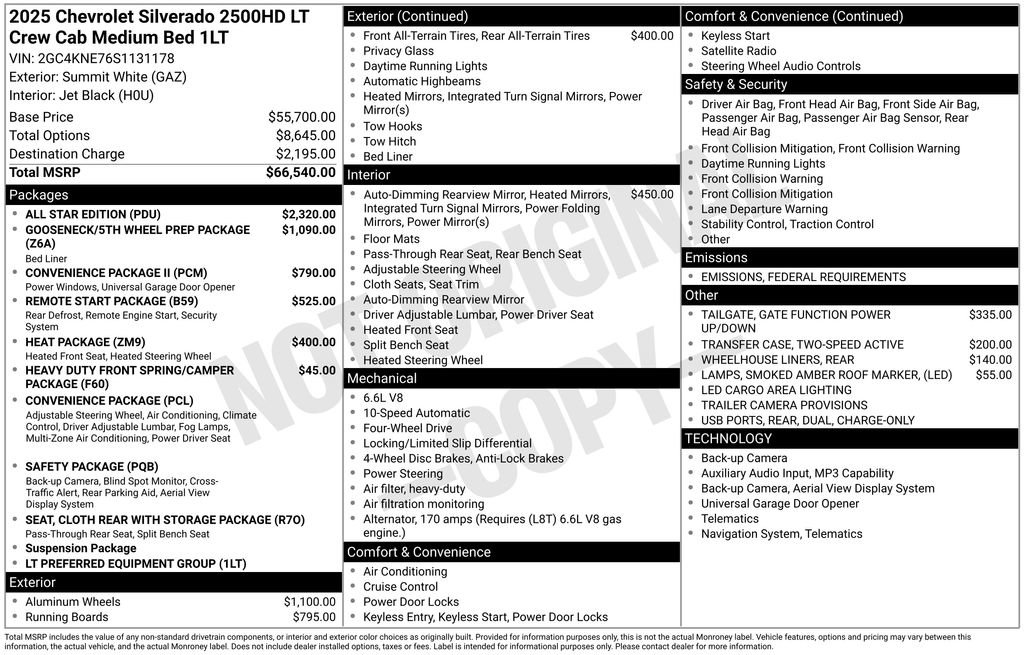 Certified 2025 Chevrolet Silverado 2500 LT w/ All Star Edition image 28