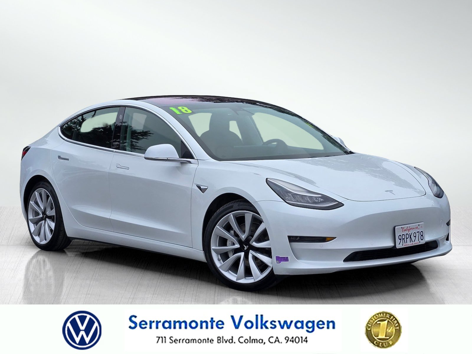 Used 2018 Tesla Model 3 Long Range