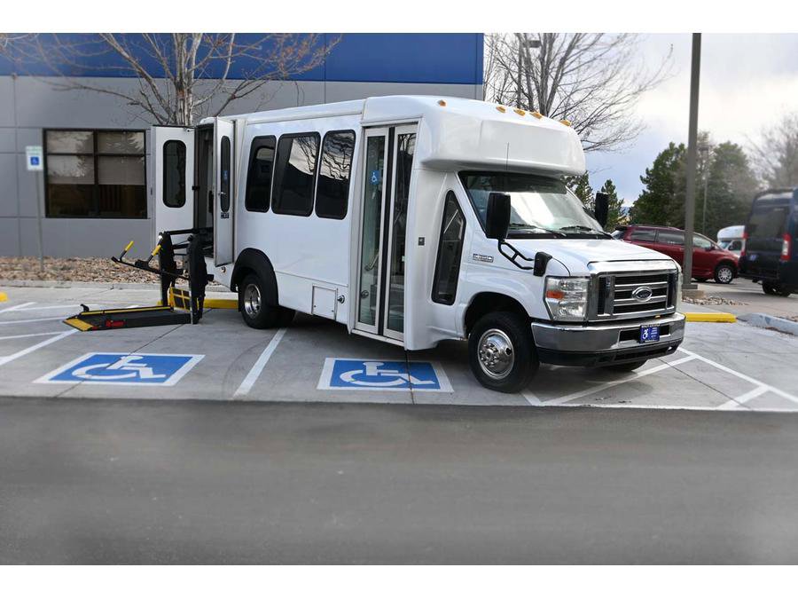 Used 2012 Ford E-350 and Econoline 350 Super Duty w/ Shuttle Bus Prep Pkg RWD image 2