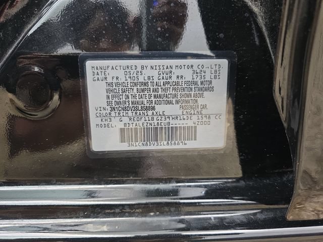 Used 2025 Nissan Versa S w/ Trunk Package FWD image 34