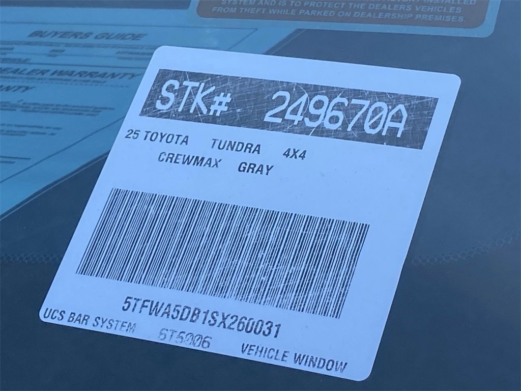 Used 2025 Toyota Tundra SR5 image 36