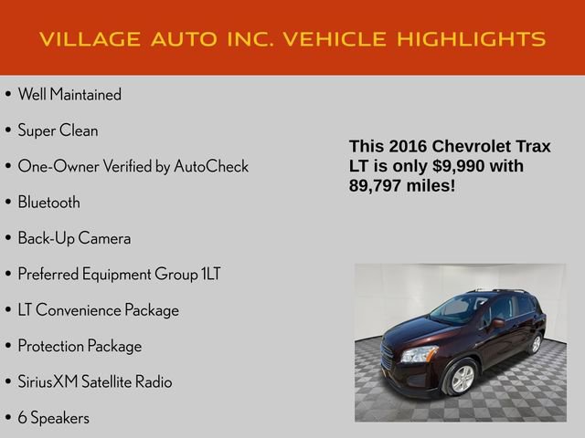 Used 2016 Chevrolet Trax LT w/ LT Convenience Package FWD image 7