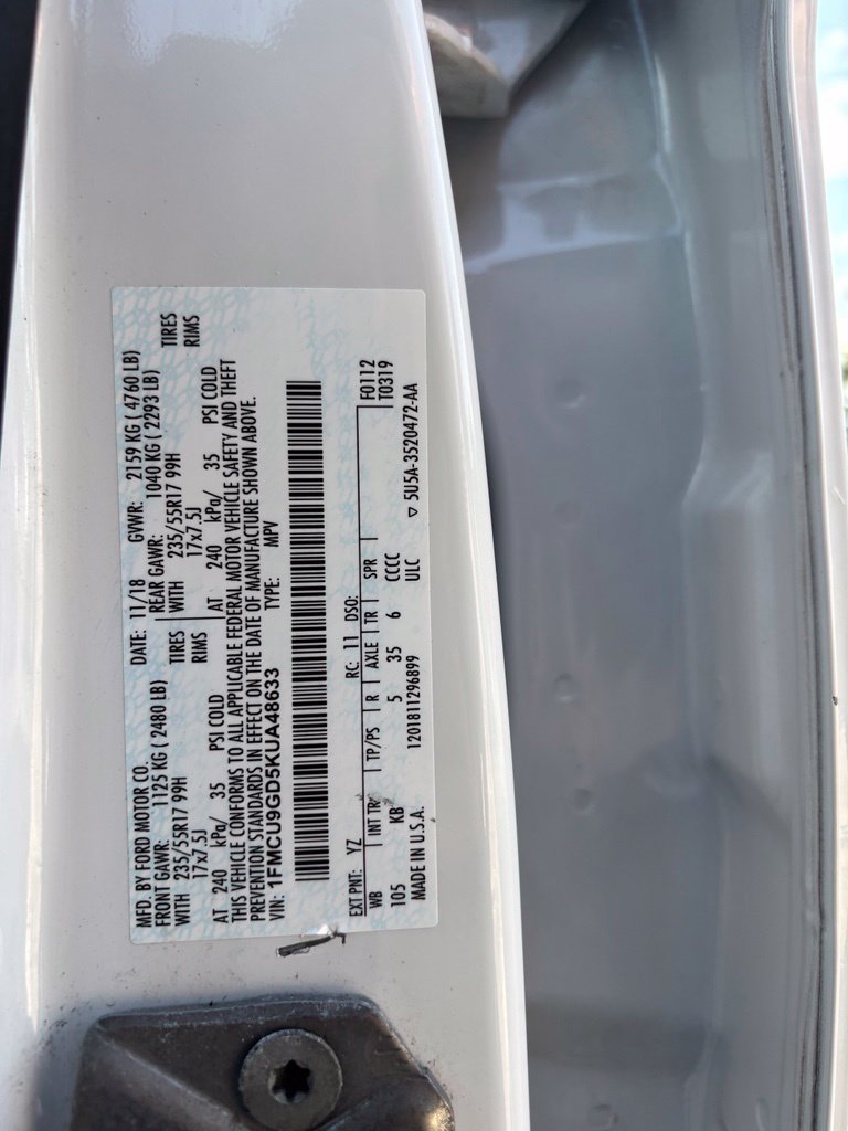 Used 2019 Ford Escape SE AWD/4WD image 16