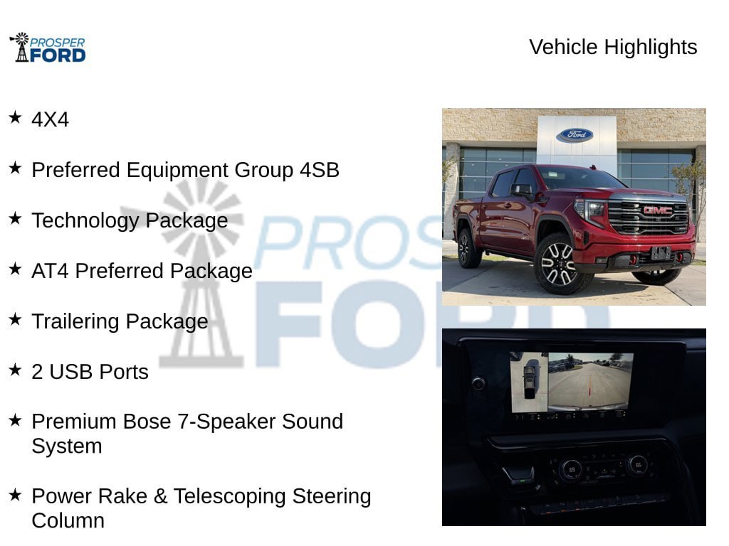 Used 2023 GMC Sierra 1500 AT4 w/ Technology Package AWD/4WD image 5