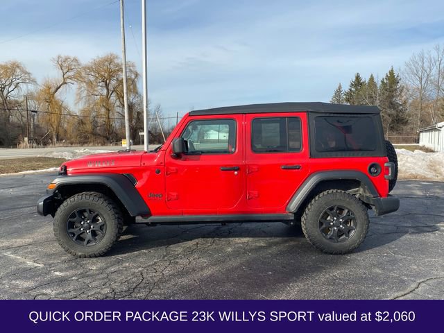 Used 2021 Jeep Wrangler Unlimited Sport video 2
