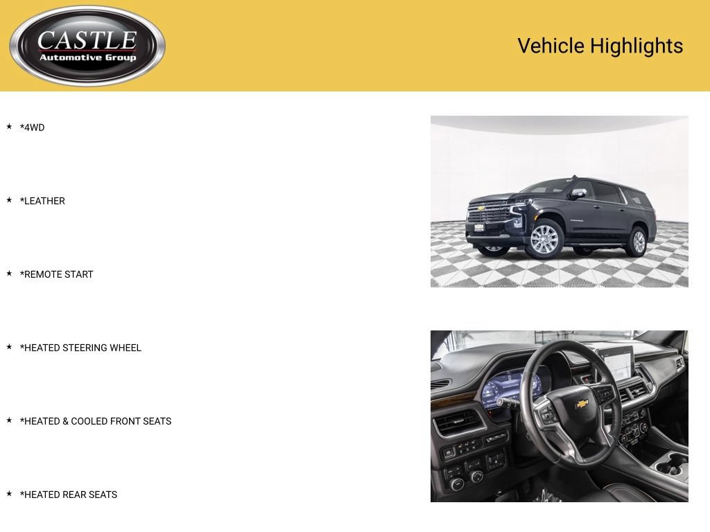 Used 2024 Chevrolet Suburban Premier w/ Premium Package AWD/4WD image 3
