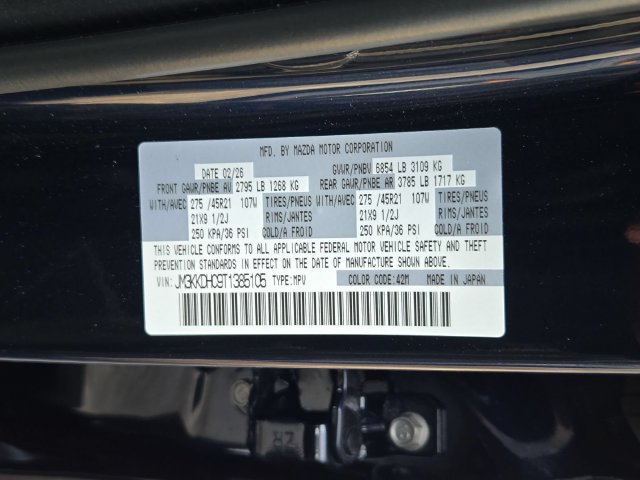 New 2026 MAZDA CX-90 3.3 Turbo S w/ Premium Package AWD/4WD image 17